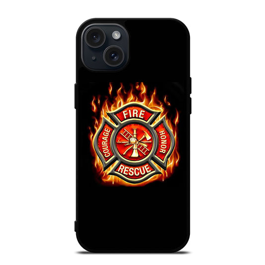 FIREFIGHTER FIREMAN FIRE iPhone 15 Plus Case Cover