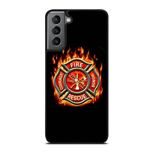 FIREFIGHTER FIREMAN FIRE Samsung Galaxy S21 Plus Case Cover