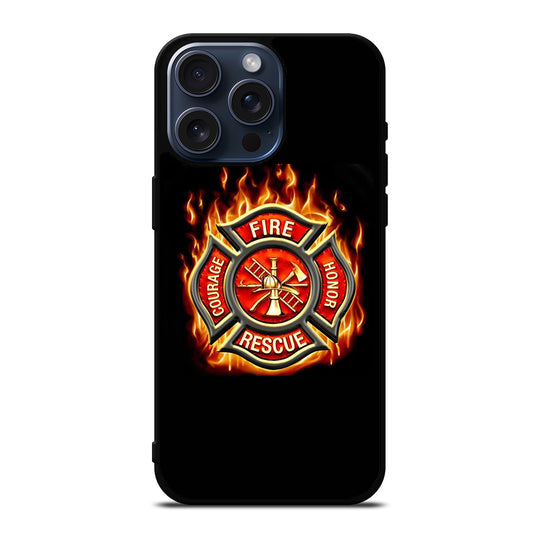 FIREFIGHTER FIREMAN FIRE iPhone 15 Pro Max Case Cover