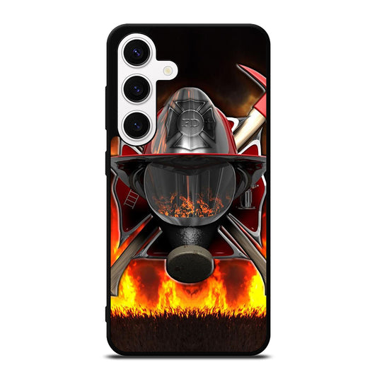 FIREFIGHTER FIREMAN HELMET Samsung Galaxy S24 Case Cover