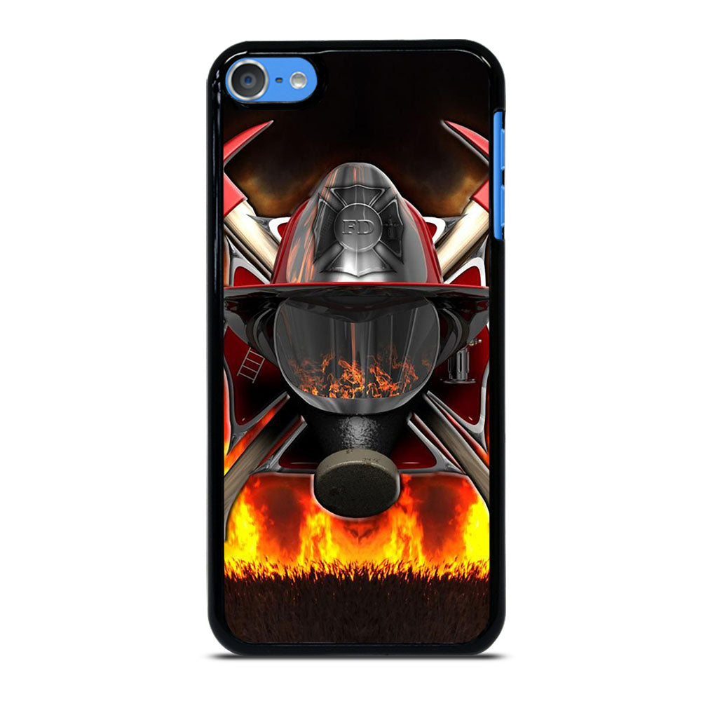 FIREFIGHTER FIREMAN HELMET iPod Touch 7 Case Cover