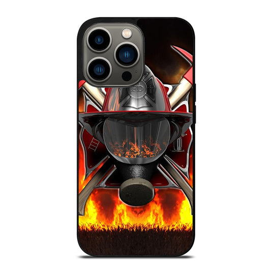 FIREFIGHTER FIREMAN HELMET iPhone 13 Pro Case Cover