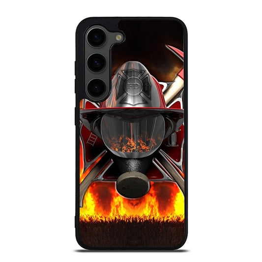 FIREFIGHTER FIREMAN HELMET Samsung Galaxy S23 Plus Case Cover