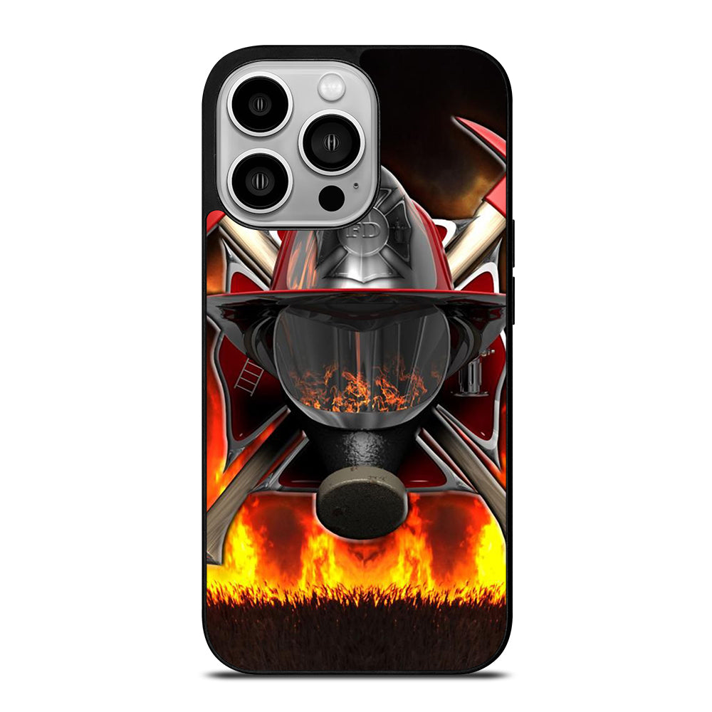 FIREFIGHTER FIREMAN HELMET iPhone 14 Pro Case Cover