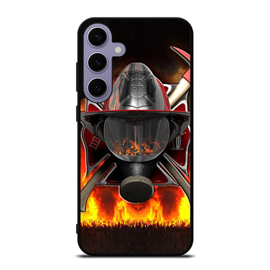 FIREFIGHTER FIREMAN HELMET Samsung Galaxy S24 Plus Case Cover
