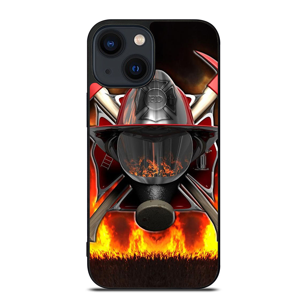 FIREFIGHTER FIREMAN HELMET iPhone 14 Plus Case Cover