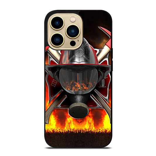 FIREFIGHTER FIREMAN HELMET iPhone 14 Pro Max Case Cover