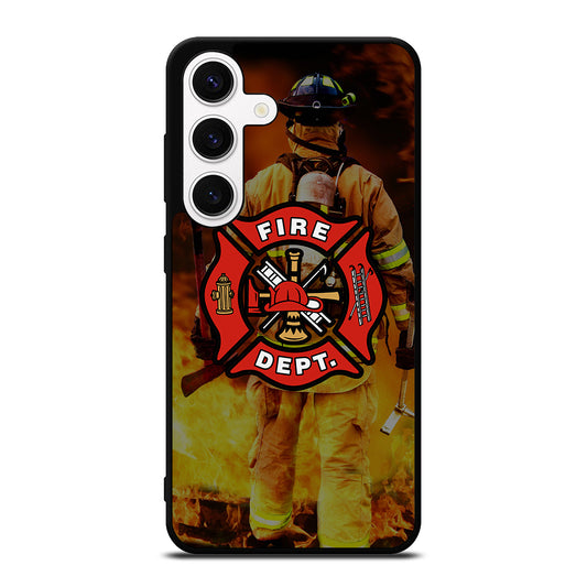 FIREFIGHTER FIREMAN LOGO Samsung Galaxy S24 Case Cover
