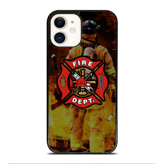 FIREFIGHTER FIREMAN LOGO iPhone 12 Case Cover