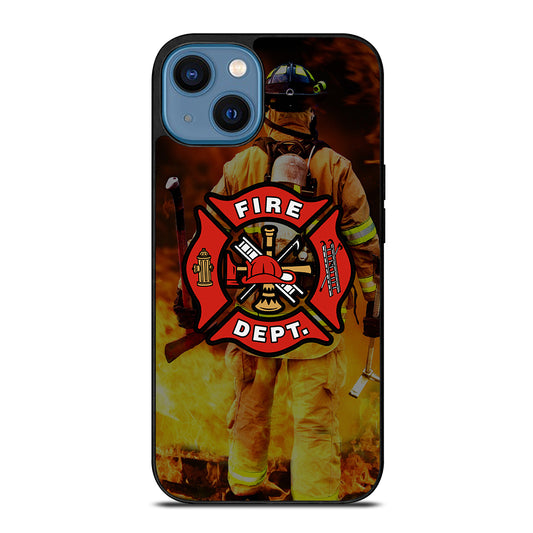 FIREFIGHTER FIREMAN LOGO iPhone 14 Case Cover