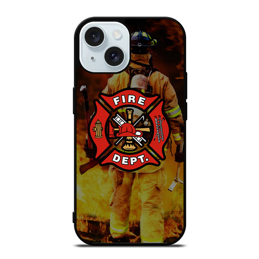FIREFIGHTER FIREMAN LOGO iPhone 15 Case Cover