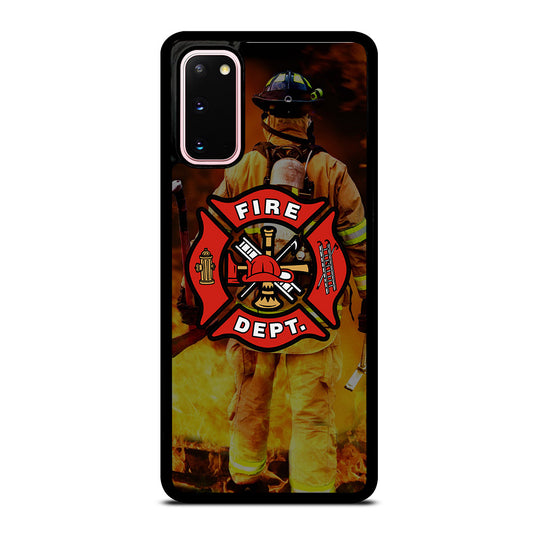 FIREFIGHTER FIREMAN LOGO Samsung Galaxy S20 Case Cover
