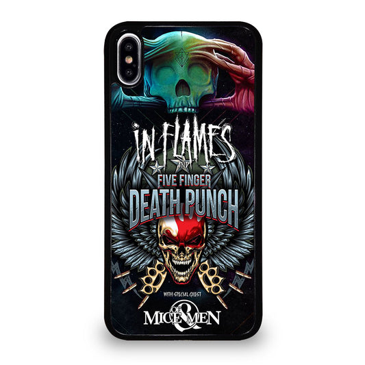FIVE FINGER DEATH PUNCH AND IN FLAMES iPhone XS Max Case Cover