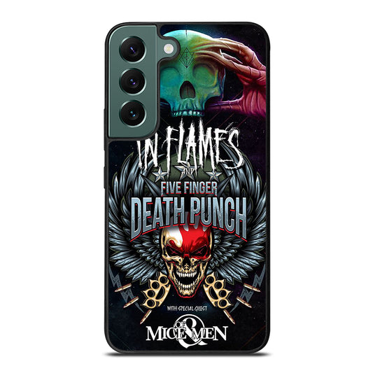 FIVE FINGER DEATH PUNCH AND IN FLAMES Samsung Galaxy S22 Case Cover