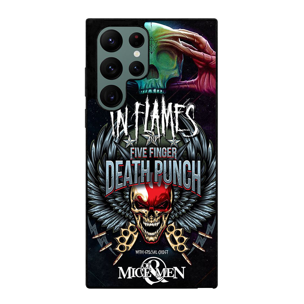 FIVE FINGER DEATH PUNCH AND IN FLAMES Samsung Galaxy S22 Ultra Case Cover