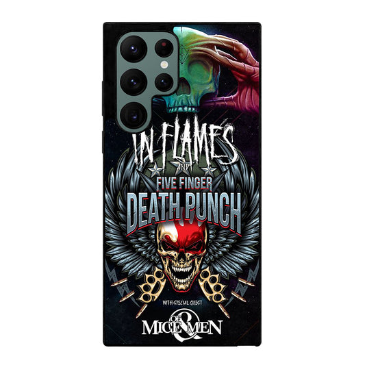 FIVE FINGER DEATH PUNCH AND IN FLAMES Samsung Galaxy S22 Ultra Case Cover