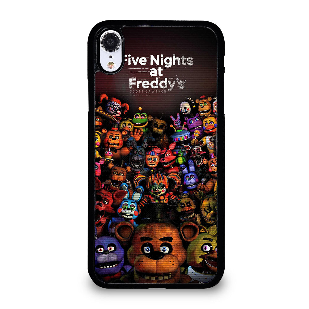 FIVE NIGHTS AT FREDDY'S ALL FNAF CHARACTERS iPhone XR Case Cover