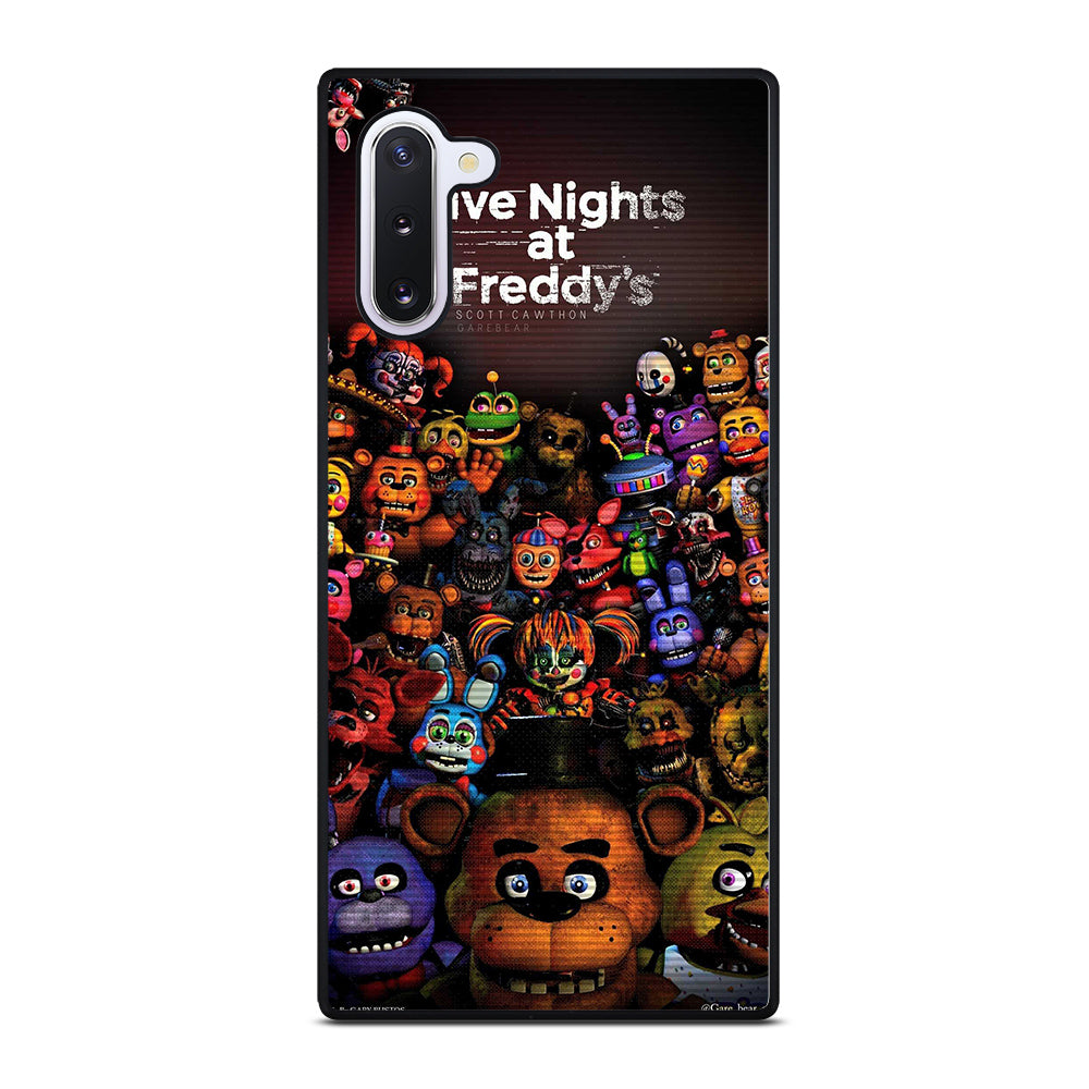 FIVE NIGHTS AT FREDDY'S ALL FNAF CHARACTERS Samsung Galaxy Note 10 Case Cover