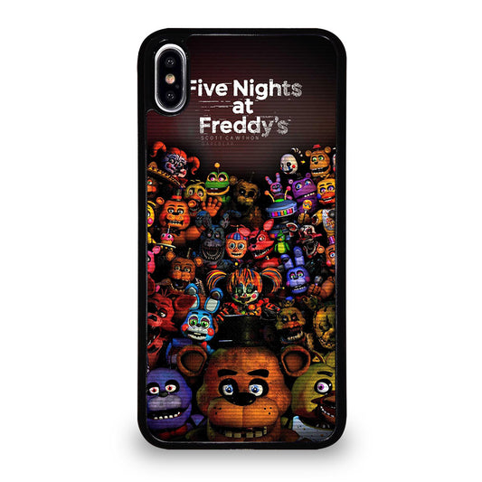 FIVE NIGHTS AT FREDDY'S ALL FNAF CHARACTERS iPhone XS Max Case Cover