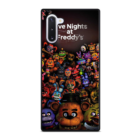 FIVE NIGHTS AT FREDDY'S FNAF ALL CHARACTER Samsung Galaxy Note 10 Case Cover