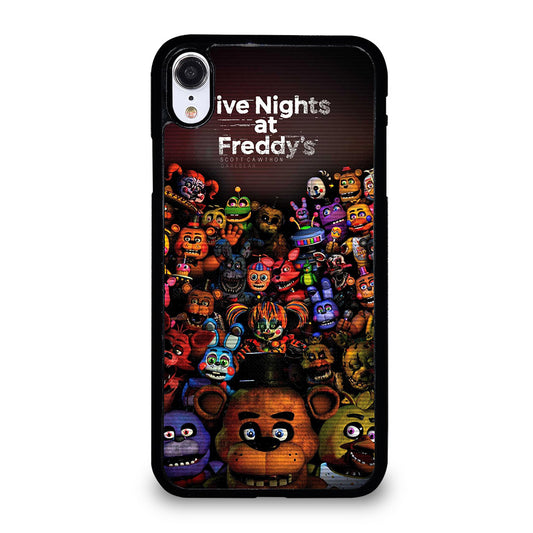 FIVE NIGHTS AT FREDDY'S FNAF ALL CHARACTER iPhone XR Case Cover