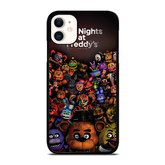 FIVE NIGHTS AT FREDDY'S FNAF ALL CHARACTER iPhone 11 Case Cover