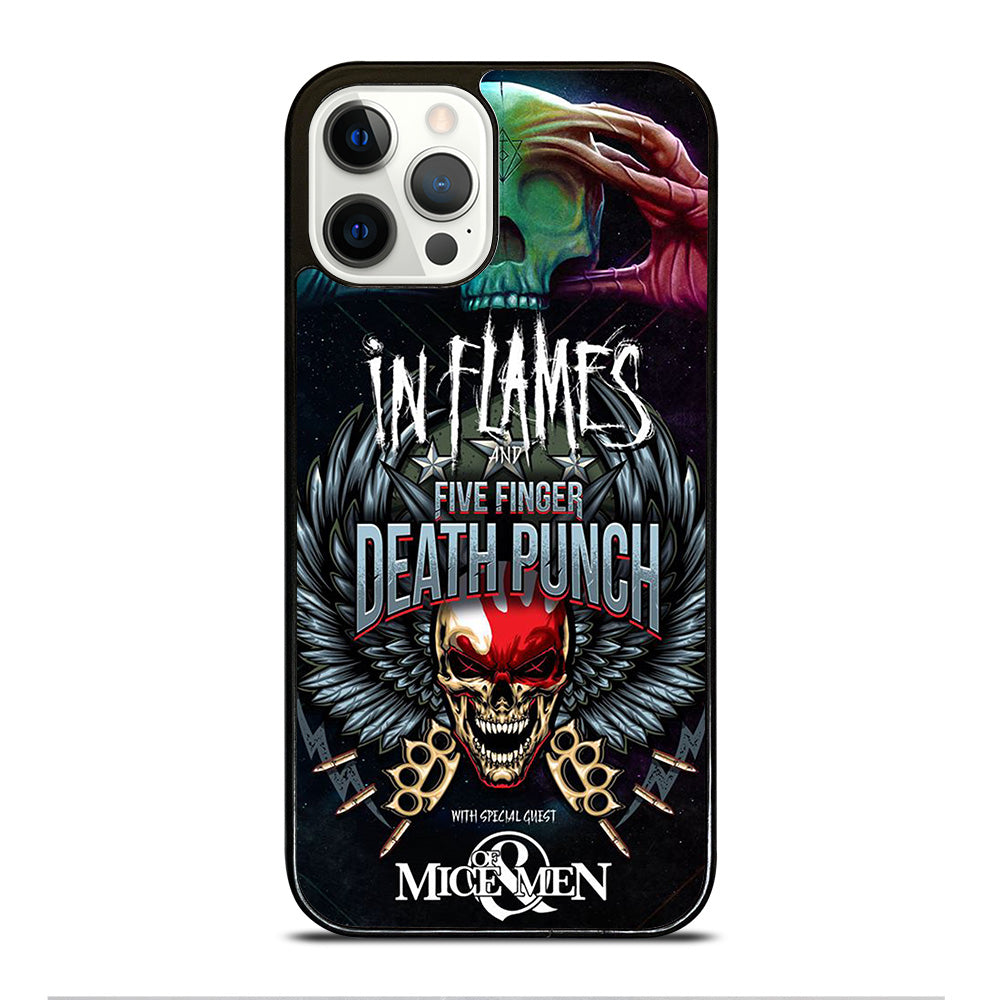 FIVE FINGER DEATH PUNCH AND IN FLAMES iPhone 12 Pro Case Cover