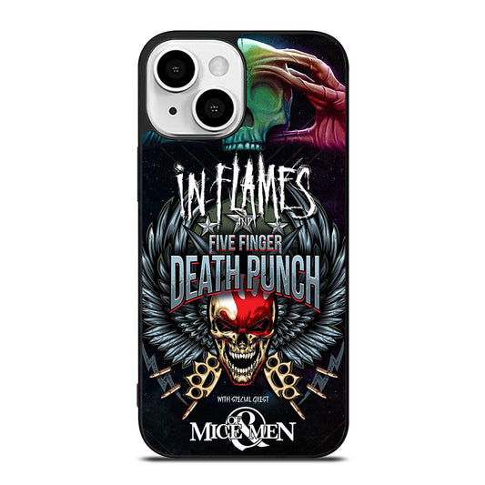 FIVE FINGER DEATH PUNCH AND IN FLAMES iPhone 13 Mini Case Cover