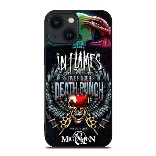 FIVE FINGER DEATH PUNCH AND IN FLAMES iPhone 14 Plus Case Cover