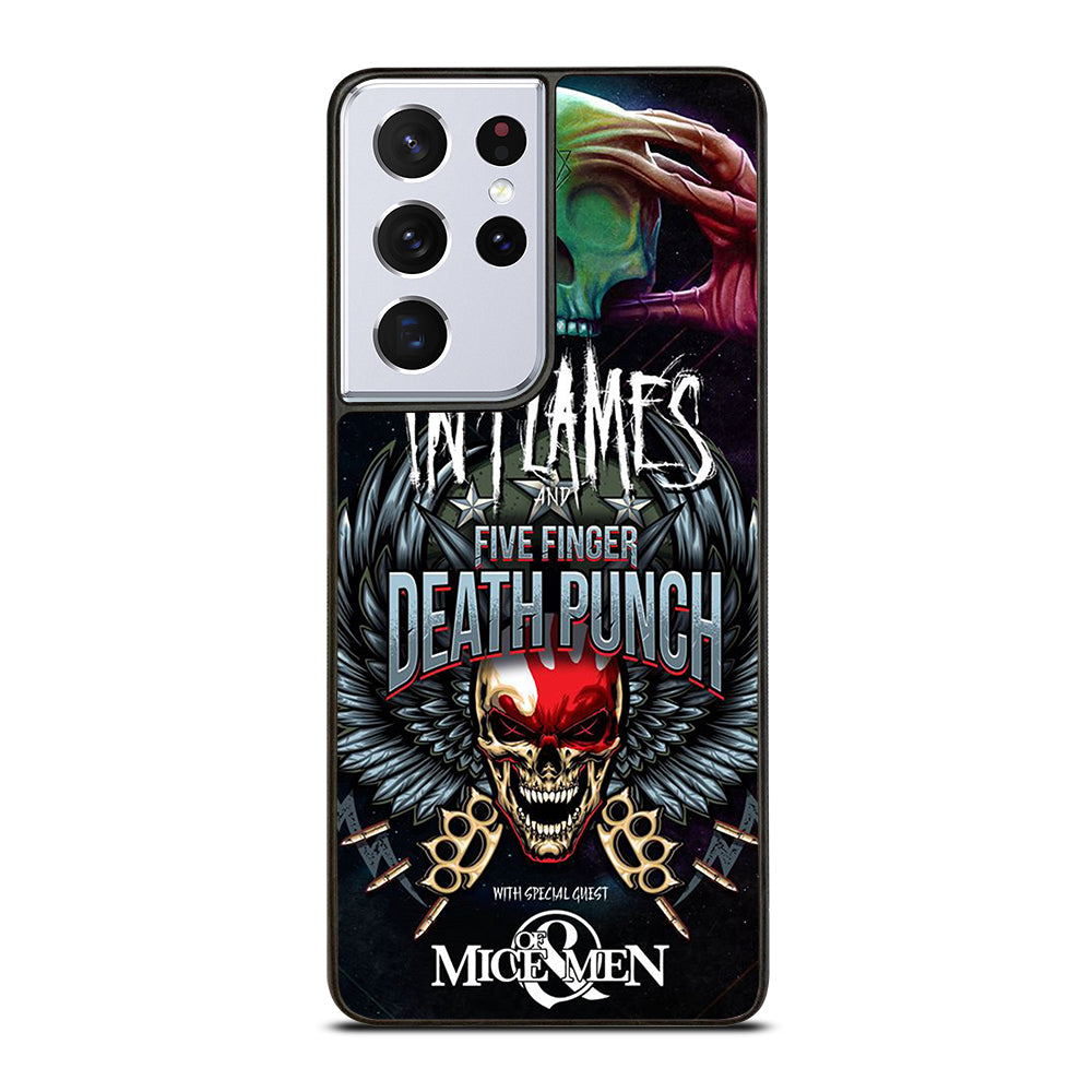 FIVE FINGER DEATH PUNCH AND IN FLAMES Samsung Galaxy S21 Ultra Case Cover
