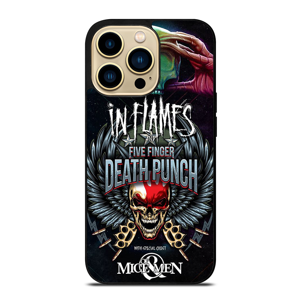 FIVE FINGER DEATH PUNCH AND IN FLAMES iPhone 14 Pro Max Case Cover
