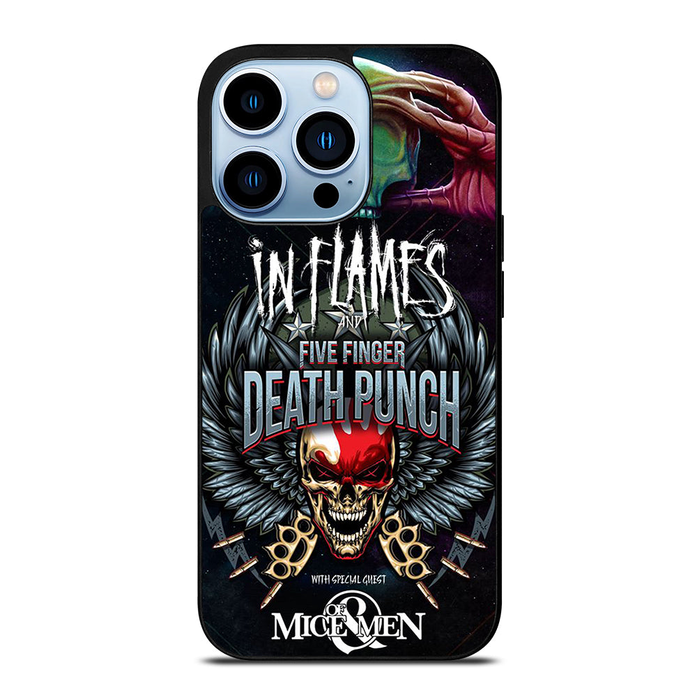 FIVE FINGER DEATH PUNCH AND IN FLAMES iPhone 13 Pro Max Case Cover