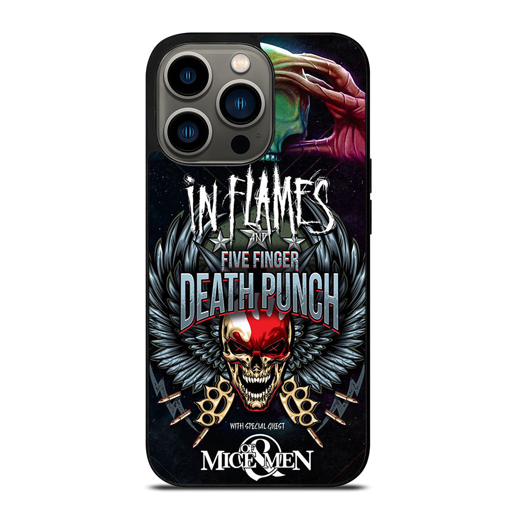 FIVE FINGER DEATH PUNCH AND IN FLAMES iPhone 13 Pro Case Cover