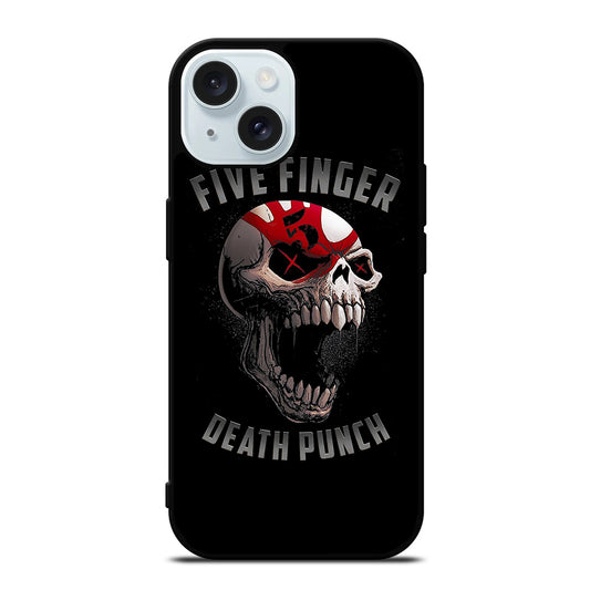 FIVE FINGER DEATH PUNCH BAND LOGO iPhone 15 Case Cover