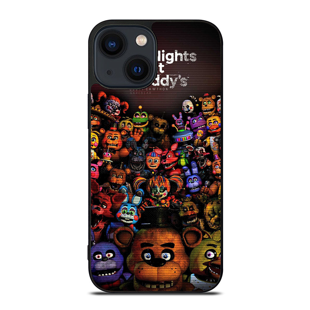 FIVE NIGHTS AT FREDDY'S ALL FNAF CHARACTERS iPhone 14 Plus Case Cover