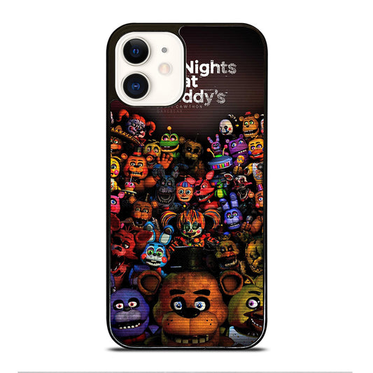 FIVE NIGHTS AT FREDDY'S ALL FNAF CHARACTERS iPhone 12 Case Cover