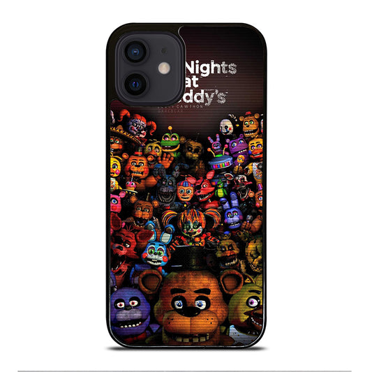 FIVE NIGHTS AT FREDDY'S ALL FNAF CHARACTERS iPhone 12 Mini Case Cover