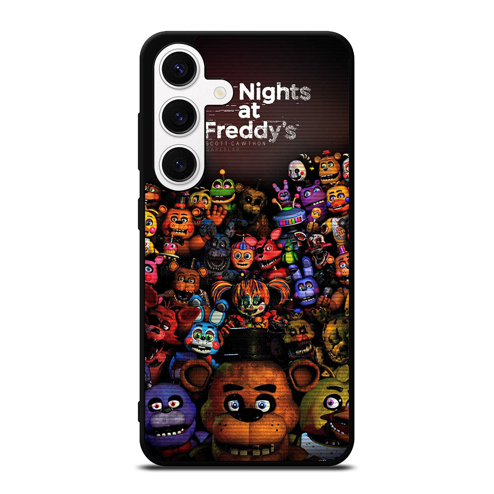 FIVE NIGHTS AT FREDDY'S ALL FNAF CHARACTERS Samsung Galaxy S24 Case Cover