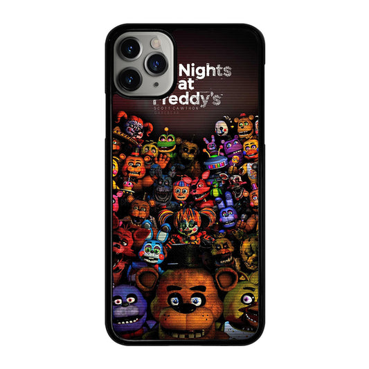 FIVE NIGHTS AT FREDDY'S ALL FNAF CHARACTERS iPhone 11 Pro Max Case Cover