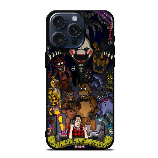 FIVE NIGHTS AT FREDDY'S CARTOON iPhone 15 Pro Max Case Cover