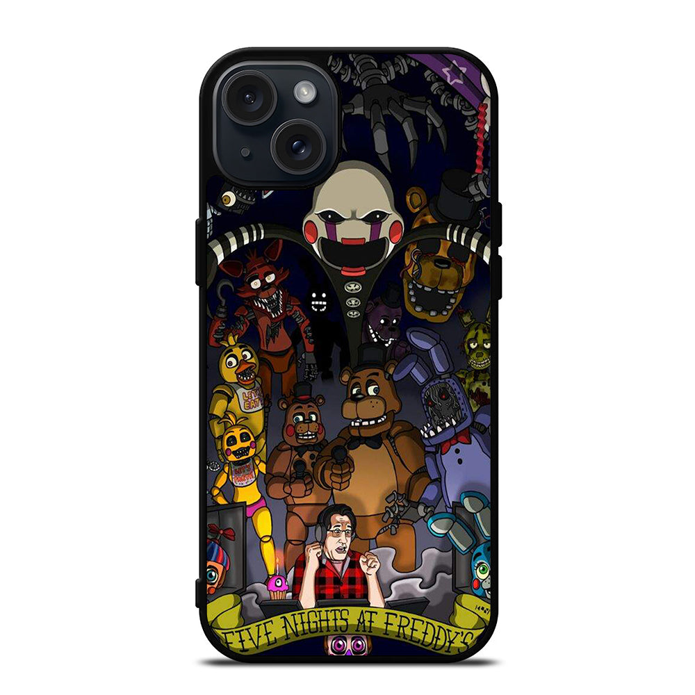 FIVE NIGHTS AT FREDDY'S CARTOON iPhone 15 Plus Case Cover