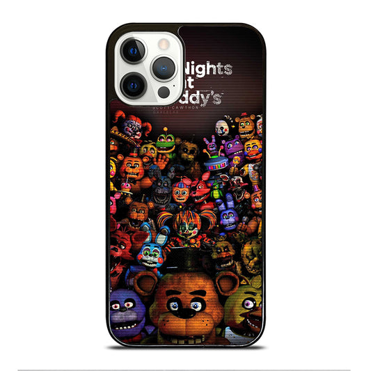 FIVE NIGHTS AT FREDDY'S FNAF ALL CHARACTER iPhone 12 Pro Case Cover