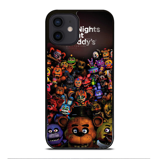 FIVE NIGHTS AT FREDDY'S FNAF ALL CHARACTER iPhone 12 Mini Case Cover