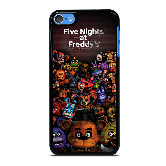 FIVE NIGHTS AT FREDDY'S FNAF ALL CHARACTER iPod Touch 7 Case Cover