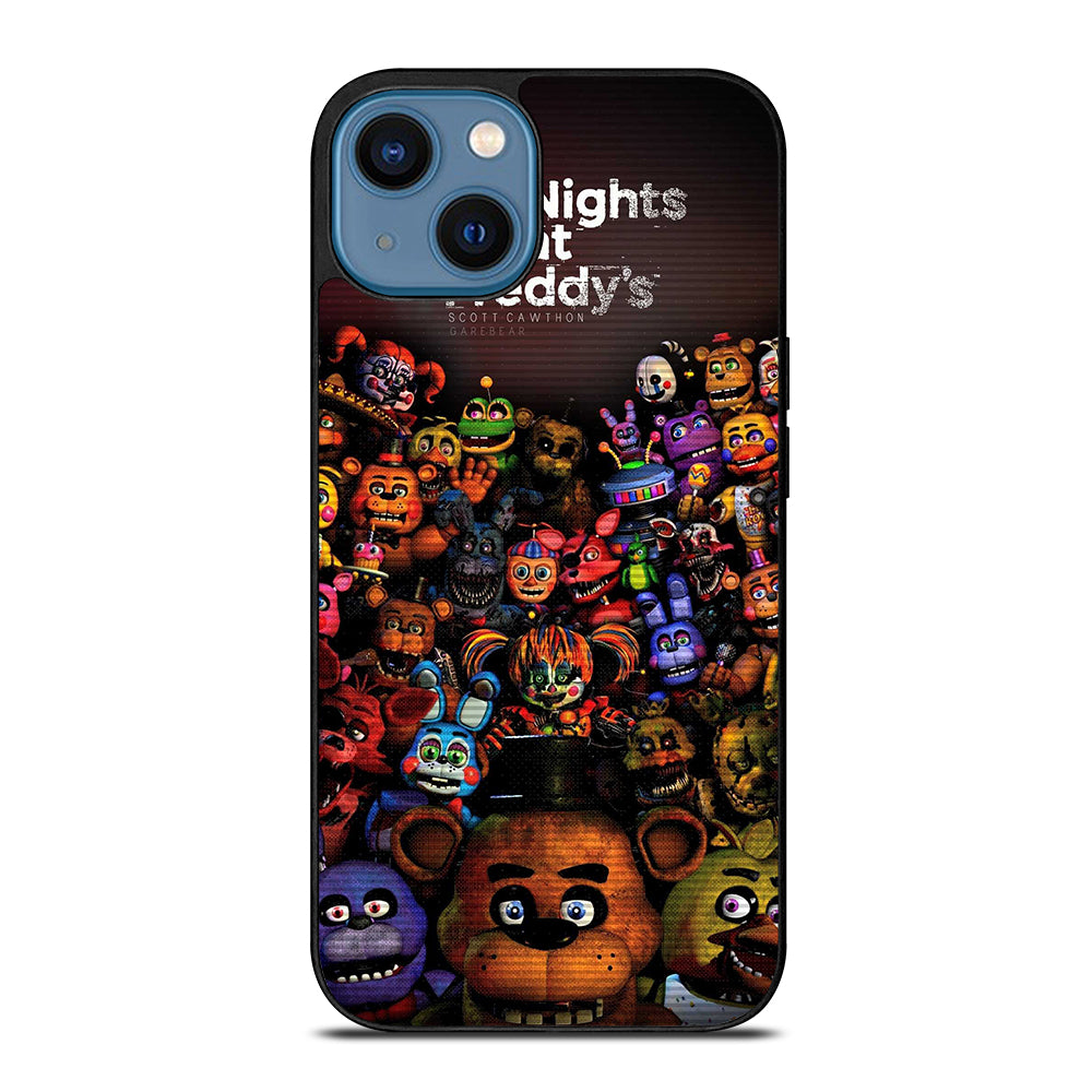 FIVE NIGHTS AT FREDDY'S FNAF ALL CHARACTER iPhone 14 Case Cover