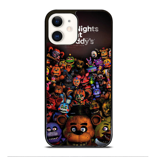 FIVE NIGHTS AT FREDDY'S FNAF ALL CHARACTER iPhone 12 Case Cover