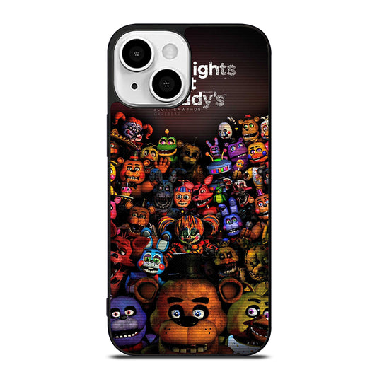 FIVE NIGHTS AT FREDDY'S FNAF ALL CHARACTER iPhone 13 Mini Case Cover