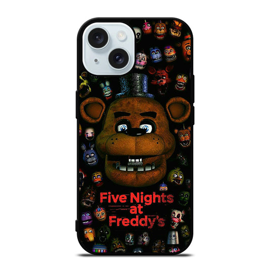 FIVE NIGHTS AT FREDDY'S FNAF GAME iPhone 15 Case Cover
