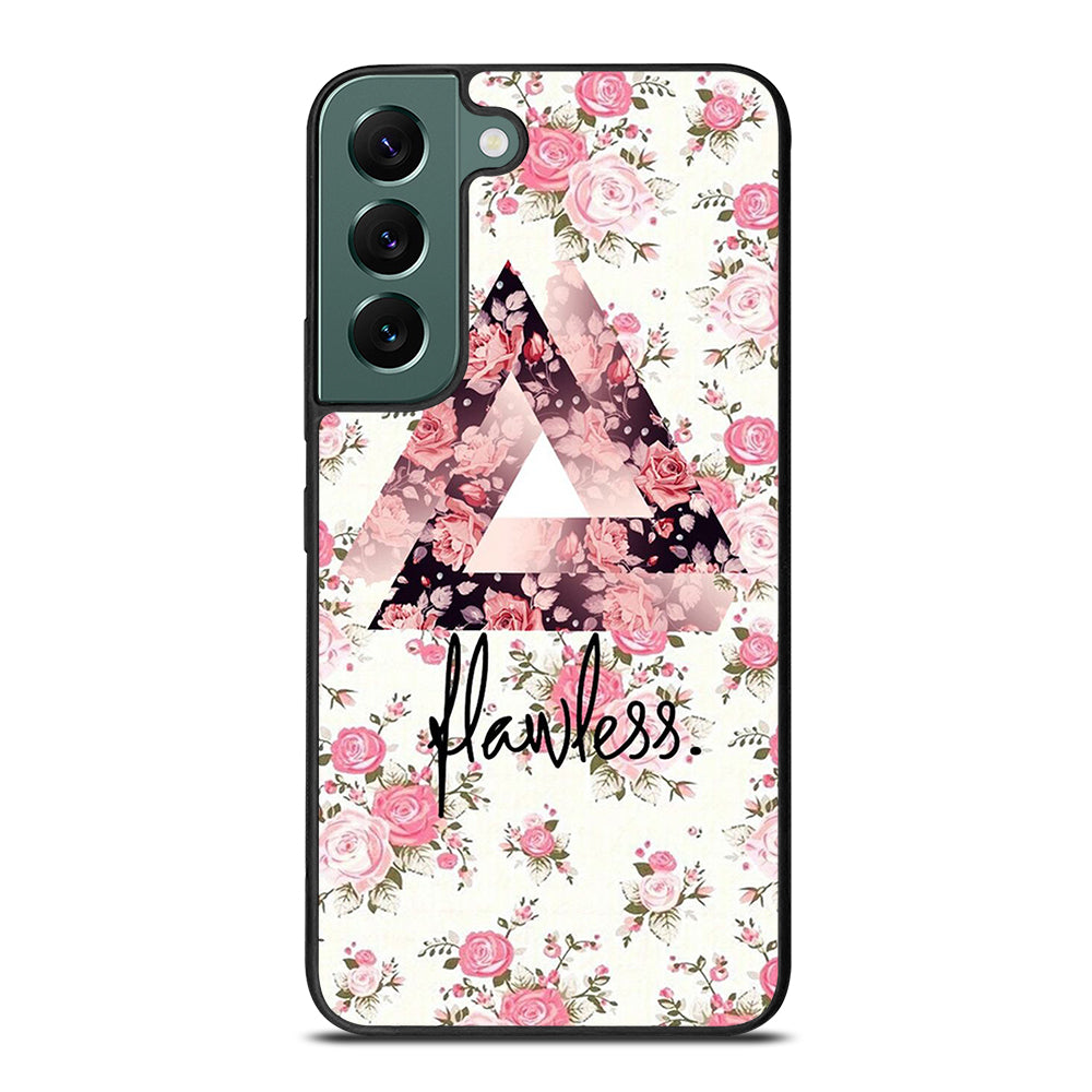 FLAWLESS FLOWER LOGO 2 Samsung Galaxy S22 Case Cover