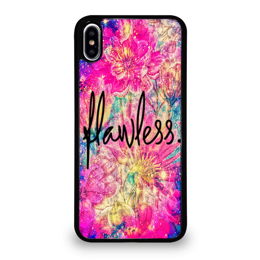 FLAWLESS FLOWER LOGO iPhone XS Max Case Cover
